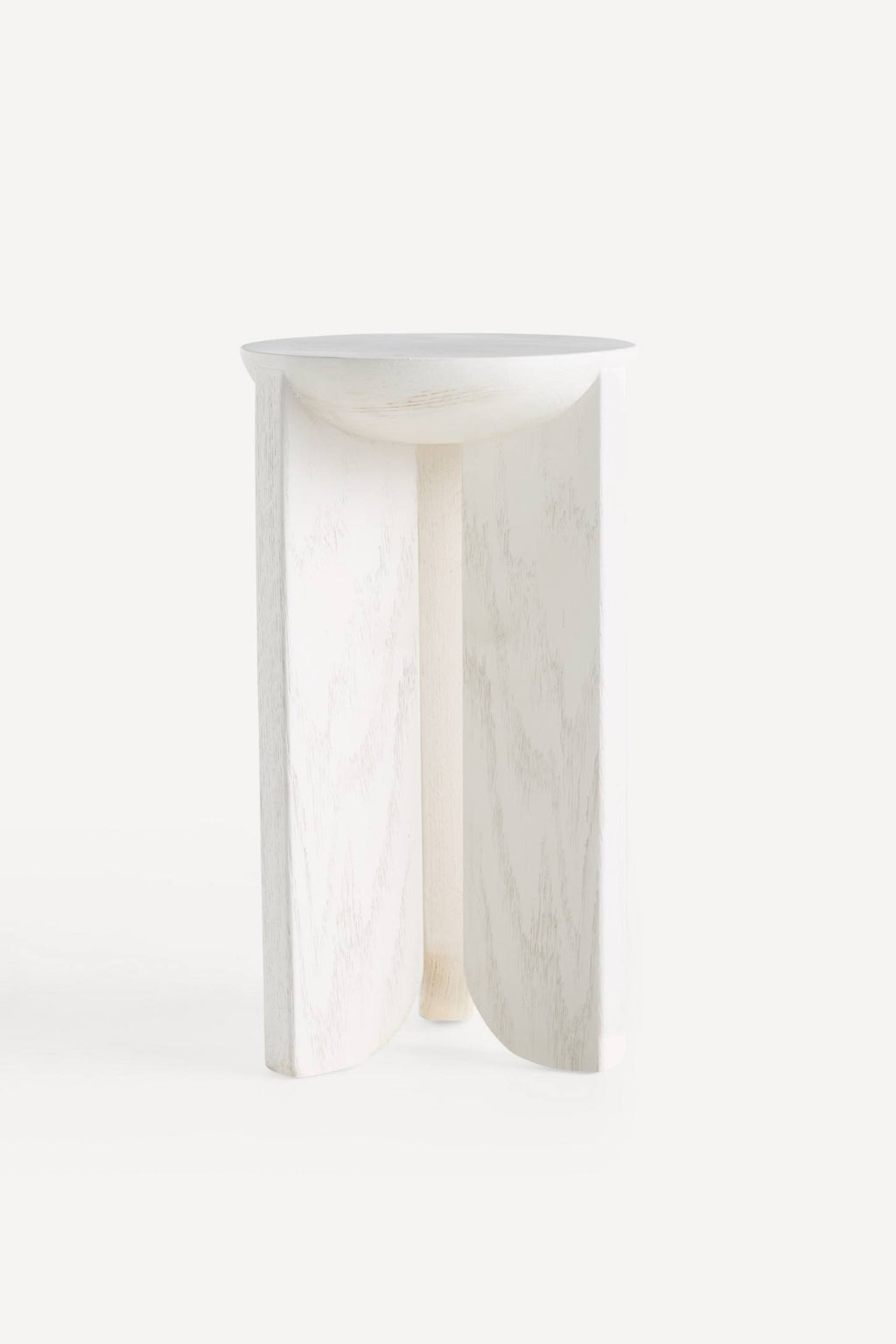 Hemi Solid Oak Wood Side Table